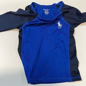 Ralph Lauren baby swim top 12M blue